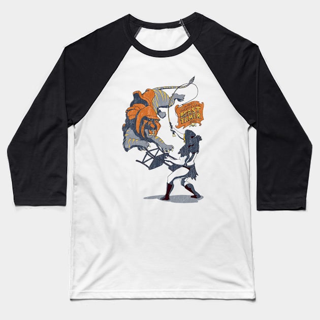 beast tamer Baseball T-Shirt by Verso